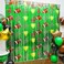 Football Party Decorations, 2 Pack Football Party Foil Fringe Curtains, Football Party Backdrop Streamers, Super Bowl Sunday Night Football Game Day Photo Booth Backdrops Superbowl Party Decorations