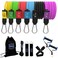Bodylastics PRO Series Resistance Band Set - 7 Bands, Handles, Ankle Straps, Door Anchor, Carry Bag Heavy-Duty Stretch Exercise Bands-Patented Clips and Snap Reduction Tech (280 LBS Max Tension)