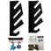 WANLIAN Skateboard Wall Mount Display Rack, Acrylic Skateboard Wall Mount with Hanger Hook, for Roller Skates, Longboard, and Helmets,Two Layers of Skateboard Hanger for Display and Storage