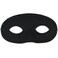 Skeleteen Black Superhero Eye Mask- Masquerade Accessories Mysterious Black Half Mask For Adults and Kids