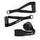 Gymreapers Resistance Band Handle/Door Anchor Combo - Exercise Band at Home Workout - (1 Pair of Handles) - Use with Any Resistance Bands for Men and Women