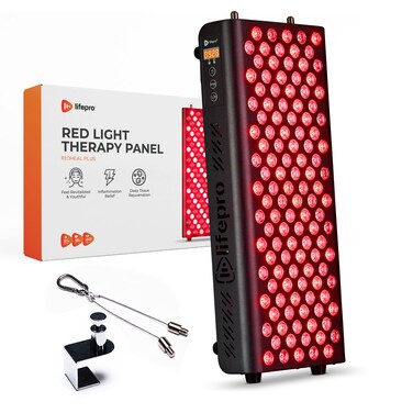 LifePro Red Light Therapy for Body, Face - Near Infrared Light Therapy Panel - Lessens Pain, Inflammation, Skin Health - 60 LEDs to Improve Circulation
