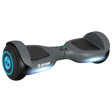 Gotrax Edge Hoverboard with 6.5" LED Wheels &amp; Headlight, Top 6.2mph &amp; 3.1 miles Range Power by Dual 200W Motor, UL2272 Certified and 50.4Wh Battery Self Balancing Scooters for 44-176lbs(Gray)