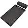 ProsourceFit Acupressure Mat and Pillow Set for Back/Neck Pain Relief and Muscle Relaxation, Large - Black/Black
