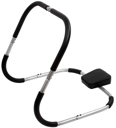 Fitvids Ab Trainer Abdominal Machine Exercise Crunch Roller Workout Exerciser, Black