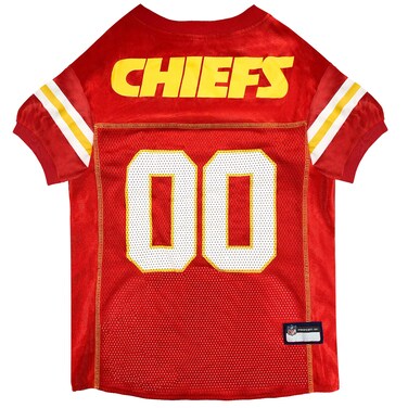 NFL Kansas City Chiefs Dog Jersey, Size: XX-Large. Best Football Jersey Costume for Dogs &amp; Cats. Licensed Jersey Shirt