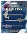 Shark 3 Hair Pins Set - Great White, Hammerhead and Whale Shark