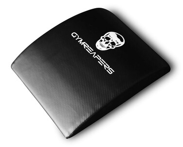 Gymreapers Ab Mat For Exercise, Crunches, Sit Ups, Abdominal and Core Workouts (Black)