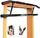 AmazeFan Pull Up Bar, Doorway Mount with Ergonomic Grip - Fitness Chin-Up Frame for Home Gym Exercise, 400 lbs Capacity, Alloy Steel, Foldable - Includes 2 Wrist Straps &amp; Workout Guide