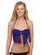 Roxy Surf Essentials Fringe Bandeau Bikini Top - Women's Deep Blue, M