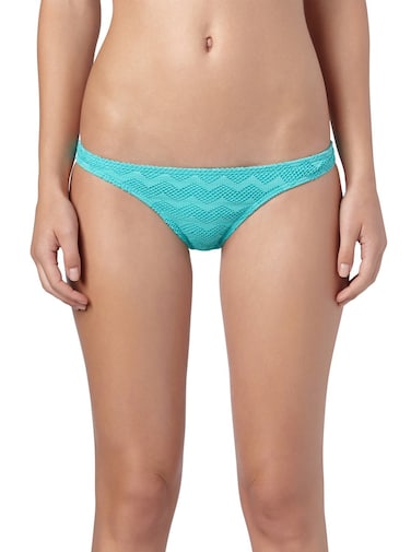 Roxy Making Waves Brazilian Bikini Bottom - Women's Light Jade Making Waves, L
