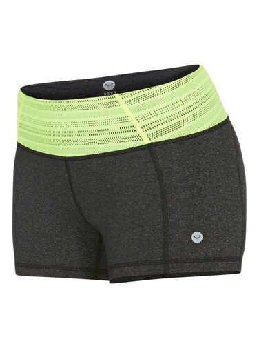Roxy Outdoor Fitness Hula Running Short - Women's Graphite Heather, S