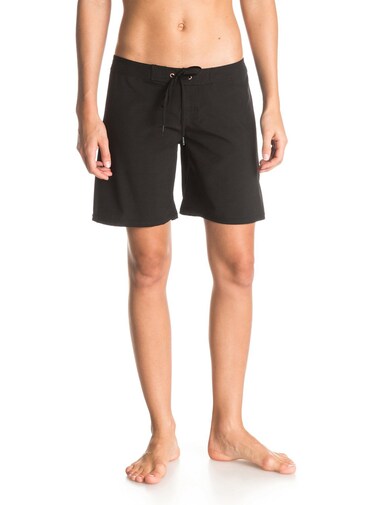Roxy Junior's Classic 7 Inch Boardshort, True Black, Large