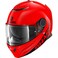 SHARK Unisex-Adult Full Face Spartan 1.2 Blank-Red-XL. (Multi