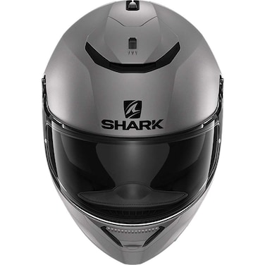 SHARK Unisex-Adult Full Face Spartan 1.2 Blank MAT-Anthracite-XL. (Multi