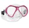 SCUBAPRO Spectra Mini Scuba Mask with Ultra Clear Dual Lens and EZ Equalize Nose Pocket for Small Divers, Clear/Pink