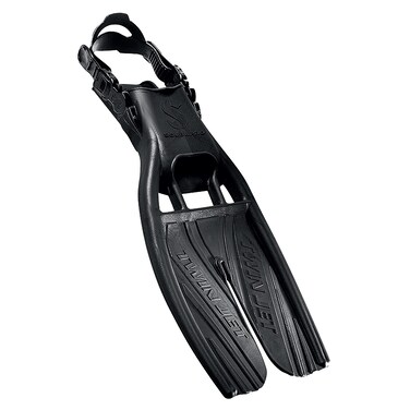 Scubapro Twin Jet Adjustable Diving Fin (Black, Small)