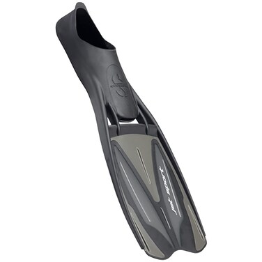 SCUBAPRO Jet Sport Full-Foot Diving Fins, Large, Gray