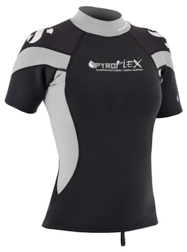 SCUBAPRO Pyroflex Rash Guard, Short Sleeve, Women, L
