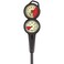 SCUBAPRO 2-Gauge Inline Diving Console with Pressure Gauge and Depth Gauge, Imperial Display, Metal