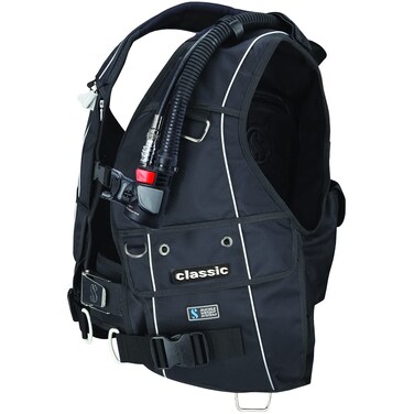 SCUBAPRO Classic Diving BCD with 5th Generation Air2 Octopus/Inflator (Large, Black)