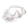 SCUBAPRO Steel Pro Scuba Diving Mask for Freediving, with Single Lens and Frameless, Low Volume Design, White