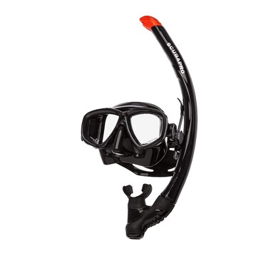 SCUBAPRO Ecco Diving Mask with Snorkel (Black)