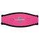Scubapro Neoprene Mask Strap Cover, Black/Pink, One Size (24.700.100)