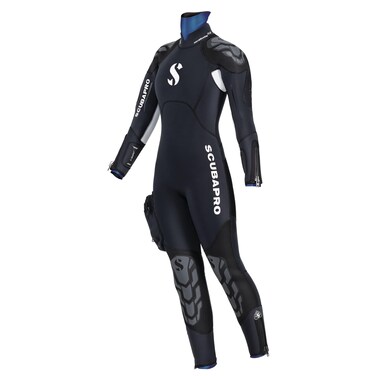 SCUBAPRO Women's NovaScotia Steamer with Hood Wetsuit with 7.5mm Thickness, X-Large, Black