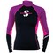 SCUBAPRO Women&#39;s UPF80 T-Flex Long-Sleeve Rash Guard, Jewel, Small