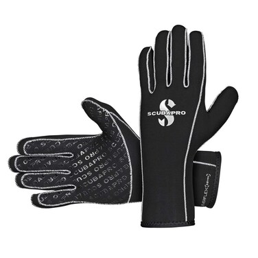 SCUBAPRO Everflex 3 mm Diving Glove (Extra Small, Black)