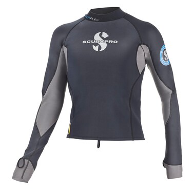 SCUBAPRO Men's Everflex 1.5 Long-Sleeve Top, 2X-Large, Black