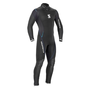 SCUBAPRO Definition Steamer 5 mm Men's Diving Wetsuit (Black/Blue, Medium)