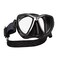 SCUBAPRO Synergy Mini Diving Mask with Comfort Strap (Yellow/Silver with Black Skirt)