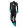 SCUBAPRO Women's Sport Steamer Wetsuit with 5mm Thickness, Large, Black/Caribbean