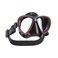 SCUBAPRO Synergy 2 Twin Trufit Diving Mask with Comfort Strap, Black/Black/Red