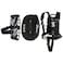 SCUBAPRO S-Tek Pro System for Technical Scuba Diving, Harness with Back Plate in Stainless Steel, Donut Wing 30 lbs/13 kg, Single Tank Adapter, Includes Black Color Kit