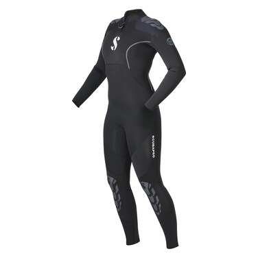 SCUBAPRO Everflex Yulex Women's Scuba Diving Wetsuit Steamer 3/2mm, Pure Design Concept with Vertical Back Zip, Made from Plant-Based Foam and Diamond Span Inner Fleece Lining, Large