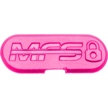 SCUBAPRO Modular Fin System Lock Plate Set for Scuba Diving Fin Assembly, 2 Right and 2 Left Lock Plates, Pink