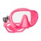 SCUBAPRO Ghost Scuba Dive Mask, Low-Volume Frameless Design w/Ultra Clear Single Lens, Silicone Skirt and Easy-Adjust Strap Buckles, Pink