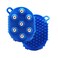 EXCEART Palm Shaped Massage with 7 Metal Roller Ball Beauty Body Care Slide On Hand Massage (Blue)