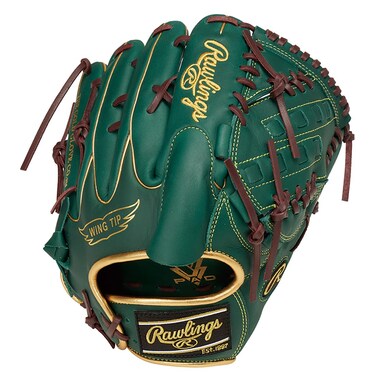 Rawlings Baseball Glove Adult Soft Hyper TECH Color SYNC [Pitcher] Size 11.75 GR3FHTCA15W Dark Green *Right Throw