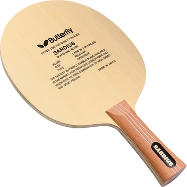Butterfly Sardius Blade Table Tennis Blade - TAMCA 5000 Carbon Fiber Blade - Sardius Blade - Professional Table Tennis Blade - only Comes in The FL Handle Type - Made in Japan