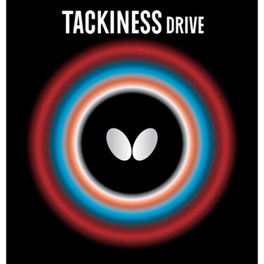 Butterfly Tackiness Drive Table Tennis Rubber Table Tennis Rubber - 1.9 mm - Red or Black - 1 Inverted Table Tennis Rubber Sheet - Professional Table Tennis Rubber