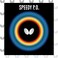 Butterfly Speedy P.O. Table Tennis Rubber Table Tennis Rubber   1.9 mm   Red or Black   1 Pips Out Table Tennis Rubber Sheet   Professional Table Tennis Rubber