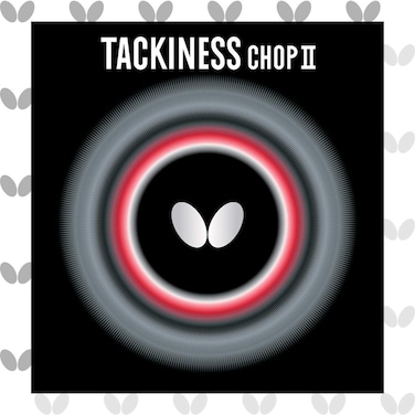 Butterfly Tackiness Chop II Table Tennis Rubber - Butterfly Table Tennis Rubber - 1.5 mm or 1.9 mm - Red or Black - 1 Inverted Table Tennis Rubber Sheet - Professional Table Tennis Rubber