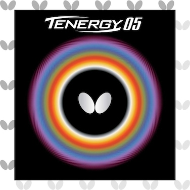 Butterfly Tenergy 05   1.7, 1.9, or 2.1 mm   Red or Black   1 Table Tennis Racket Rubber Sheet   Professional Table Tennis Rubber