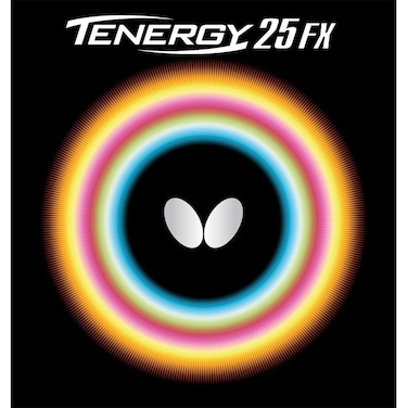 Butterfly Tenergy 25 FX Table Tennis Rubber Sheet - 1.7 mm, 1.9 mm, or 2.1 mm - Red or Black - Professional Table Tennis Rubbers - 1 Inverted Table Tennis Rubber Sheet