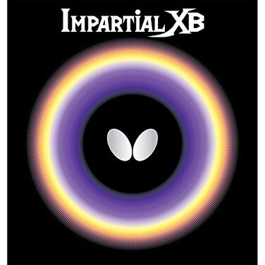 Butterfly Impartial XB Table Tennis Rubber Sheet   1.7 mm, 1.9 mm, 2.1 mm, or MAX   Red or Black   1 Short Pips Table Tennis Rubber Sheet   Professional Table Tennis Rubbers