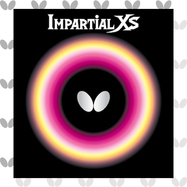 Butterfly Impartial XS Table Tennis Rubber   1.7 mm, 1.9 mm, 2.1 mm, or MAX   Red or Black   1 Short Pips Table Tennis Rubber Sheet   Professional Table Tennis Rubber
